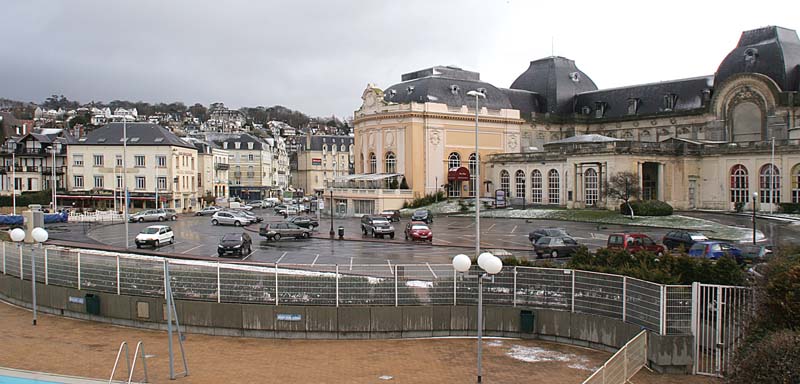 Elévation nord-ouest, vue de la partie est.