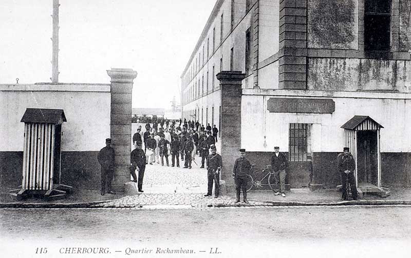 115 Quartier Rochambeau.- Carte postale, LL. (AD Manche. Série FI).
