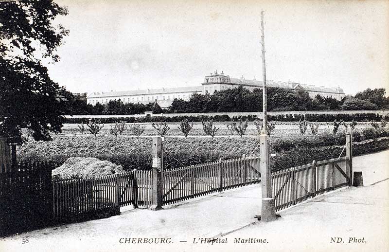 58 L'Hôpital Maritime.- Carte postale, ND. Phot. (AD Manche. Série FI).