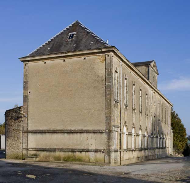 Bâtiment dit 'le Bon Secours'. Elévations sud et ouest.