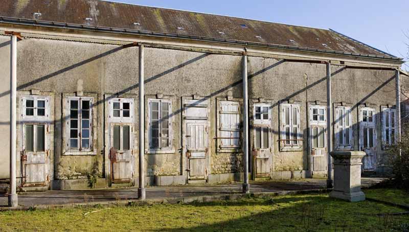 Bâtiment dit 'le Rosaire'. Elévation ouest. Détail (cellules).