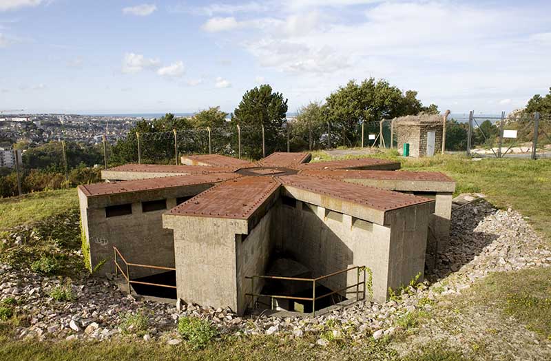 Ouvrage de tête du puits d'éaration.