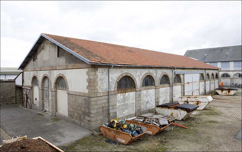 Bâtiment 2. Vue prise du nord-ouest.