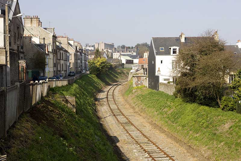 Vue prise de l'est.