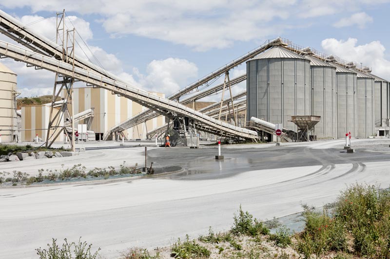 Postes secondaires et tertiaires reliés aux silos, vue du sud-ouest.