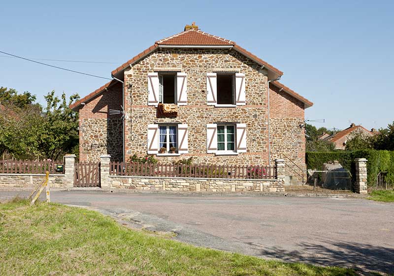 Cité ouvrière du Livet : logement d'ouvriers, impasse du Couchant, vue du sud.