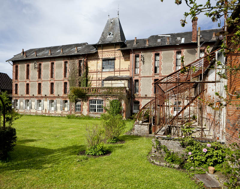 Vue d'ensemble des hâloirs. Vue prise du nord-est.