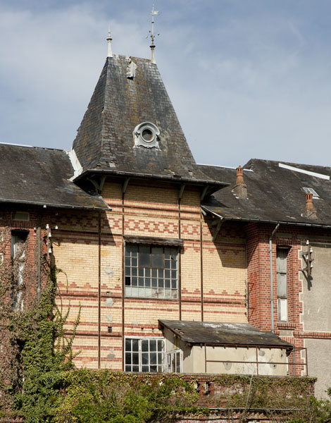 Hâloirs, détail du corps central. Vue prise de l'est.