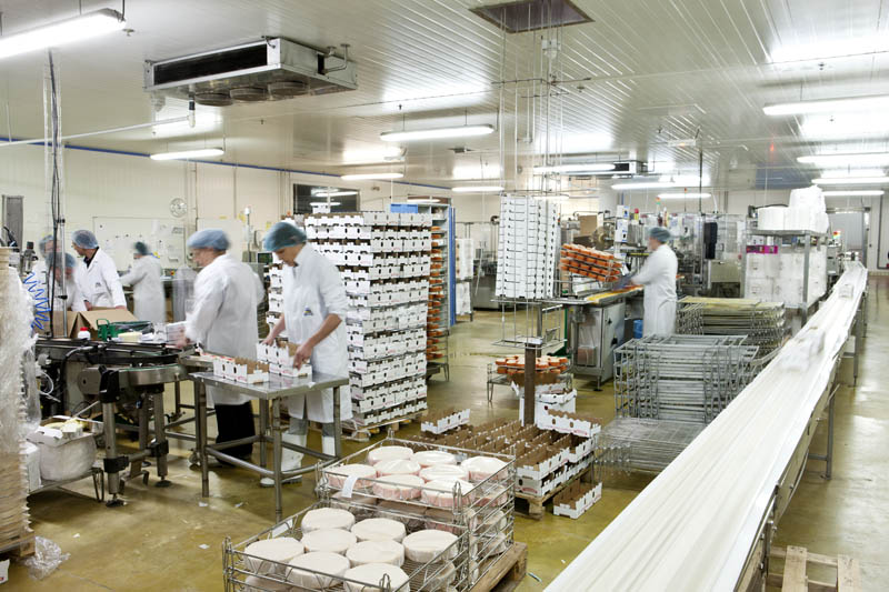 Chaîne d'emballage.