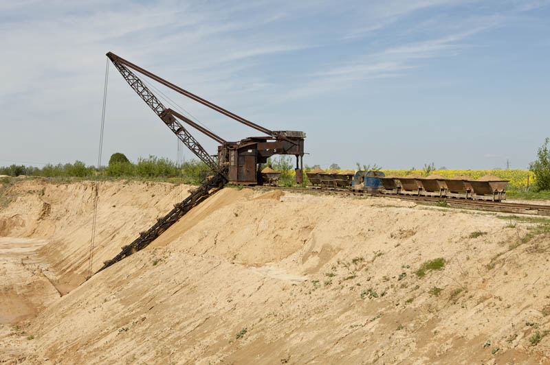 Excavation et excavateur.