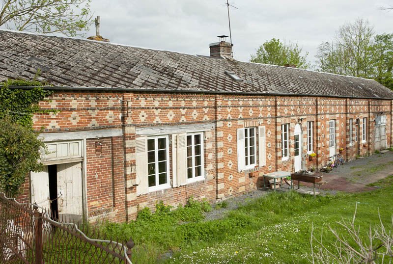 Logement d'ouvriers. Elévation extérieure ouest.