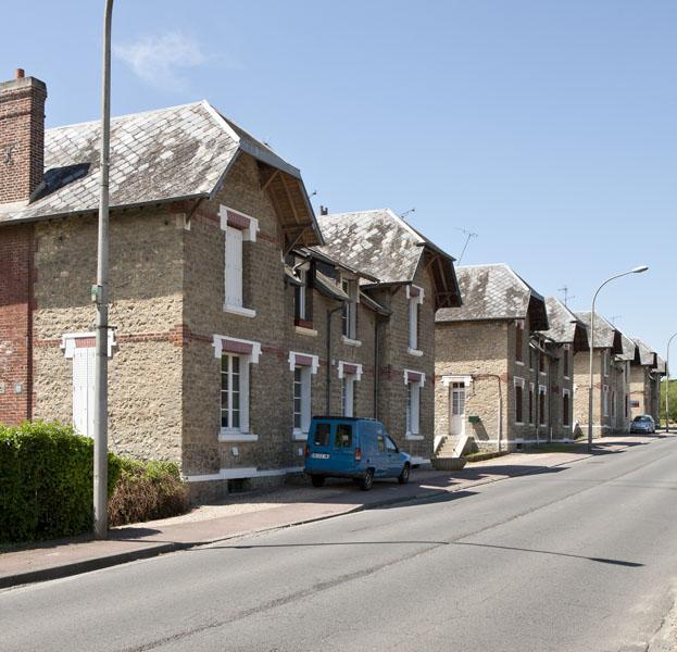 Cité ouvrière. Vue prise de l'est.