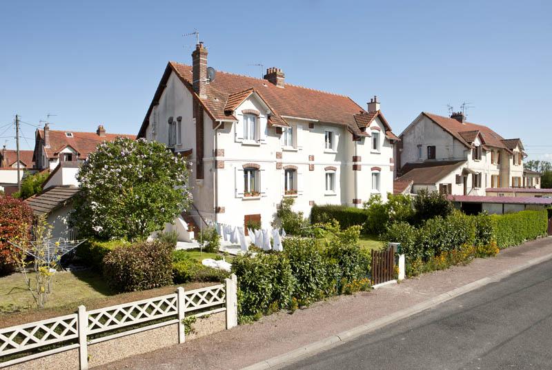 Cité ouvrière (2). Rue de Normandie. Vue prise du nord-ouest.