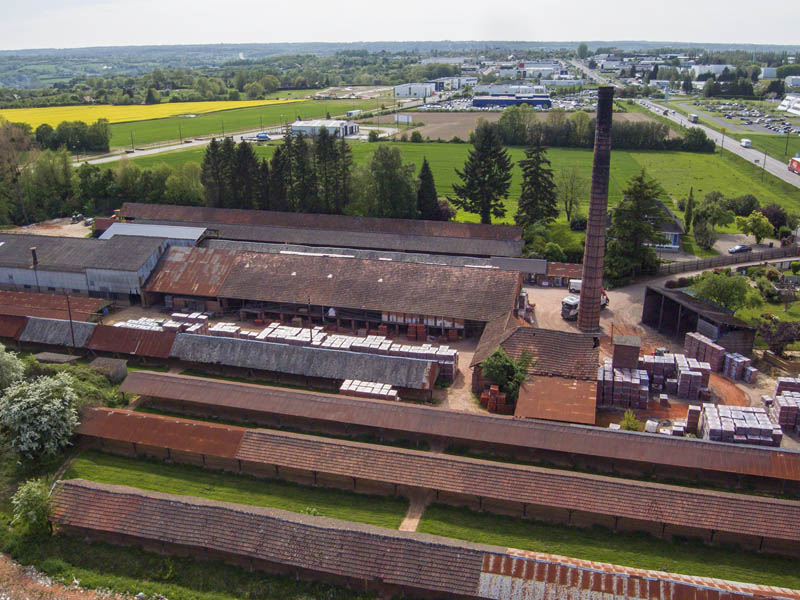 Vue d'ensemble du site. Vue aérienne.