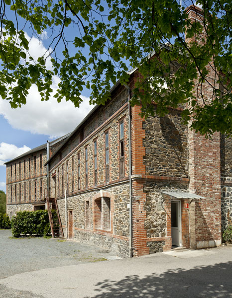 Bâtiment des hâloirs de l'ancienne fromagerie, vue du sud.