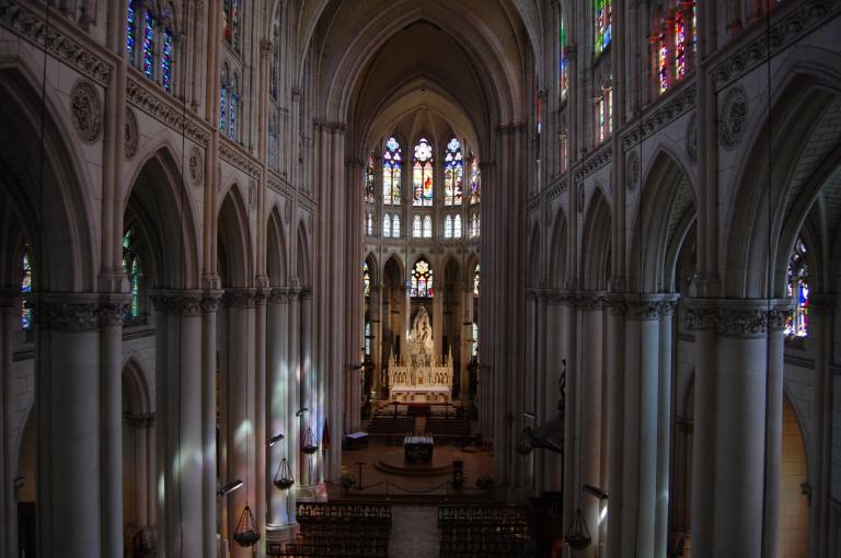 Vue axiale est depuis la tribune.