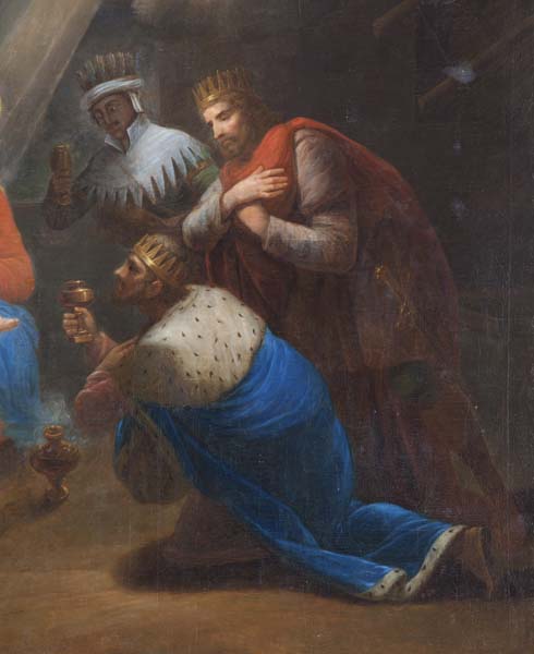 Tableau d'autel : Adoration des Mages