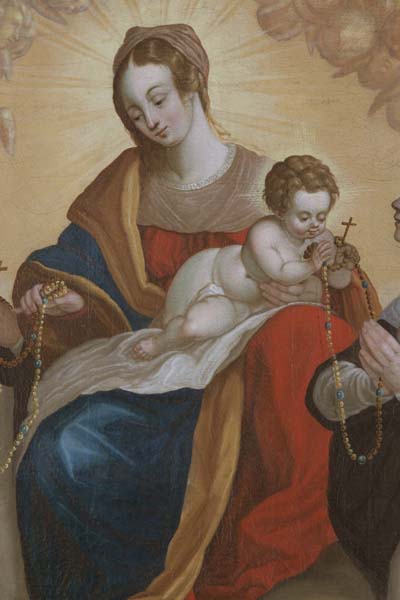 Détail : Vierge à l'Enfant.