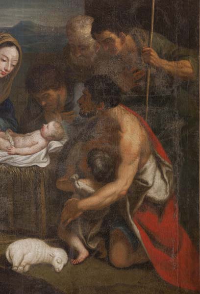 Tableau : Adoration des bergers