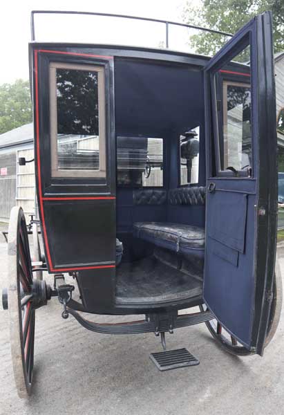 Vue intérieure de l'omnibus.