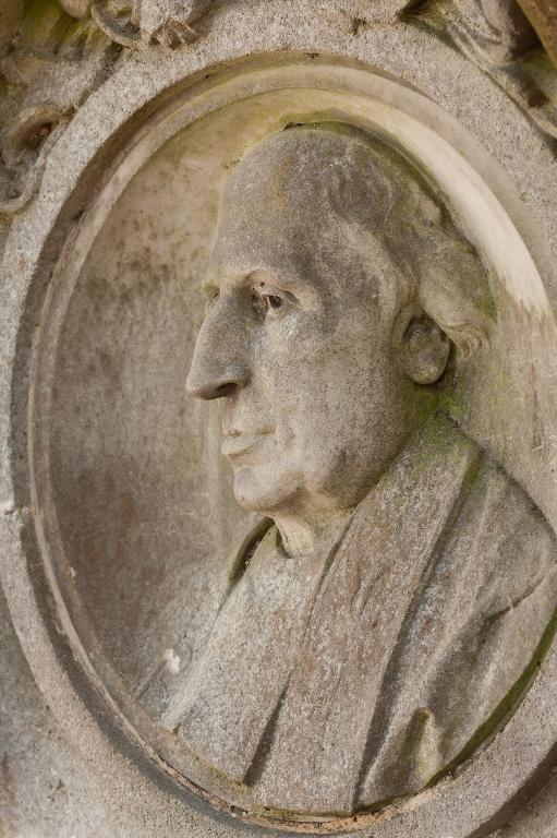 Détail : portrait, de profil senestre.