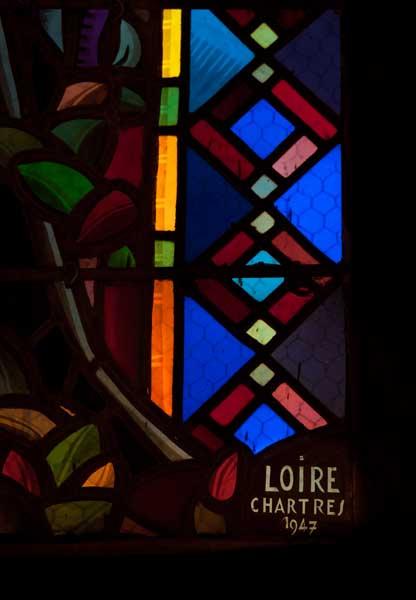 Détail de la signature de la baie 4.