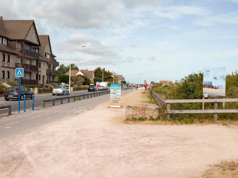 'Vue du boulevard Aristide Briand prise de l''est.'