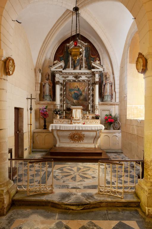 Vue d'ensemble du choeur. ; Vue d'ensemble du choeur. 