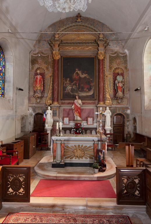 Vue d'ensemble du choeur.