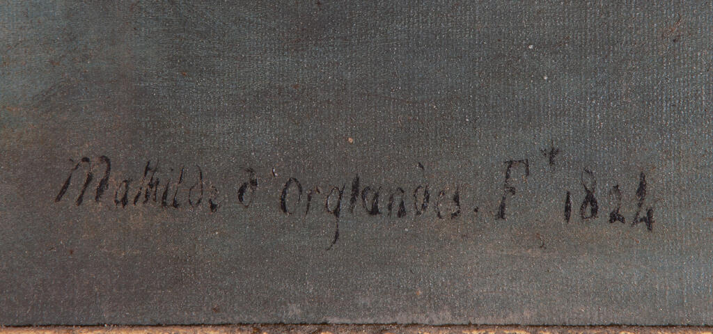 Détail : signature et date.