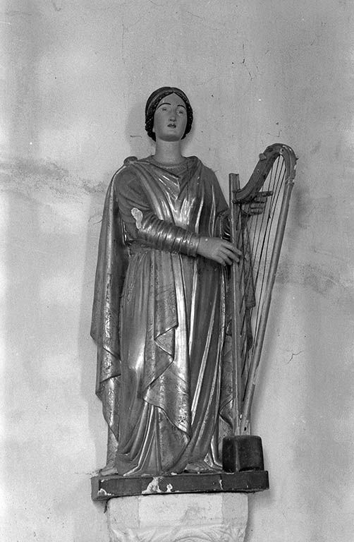 Statue : sainte Cécile