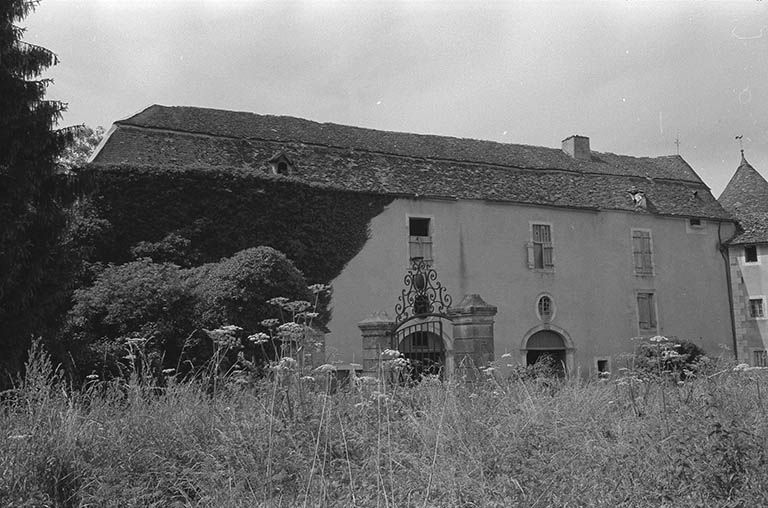 Corps de logis, élévation postérieure.