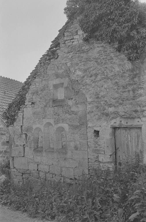 Chevet de la chapelle (état en 1968).