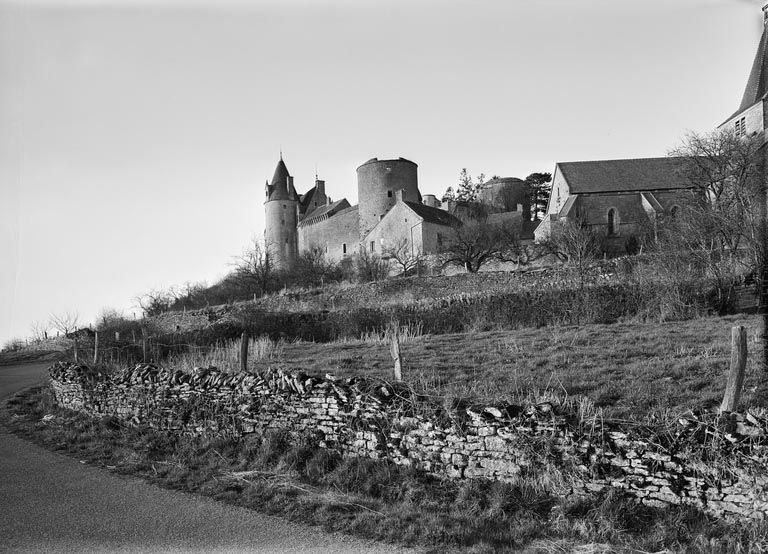 Vue d'ensemble de l'extérieur (photo prise en 1969).