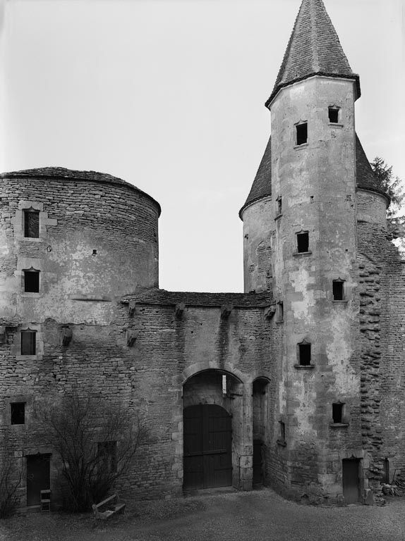 Le dispositif d'entrée. Vue de l'intérieur (photo prise en 1969).