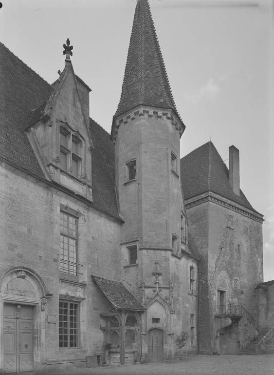 Corps de logis, vue partielle (photo prise en 1969).