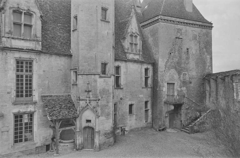 Corps de logis, vue partielle (photo prise en 1969).