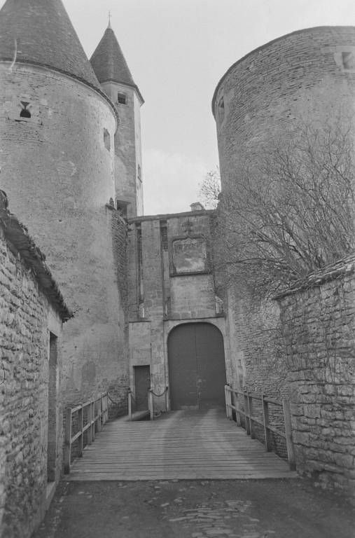 Le dispositif d'entrée vu de l'extérieur (photo prise en 1969).