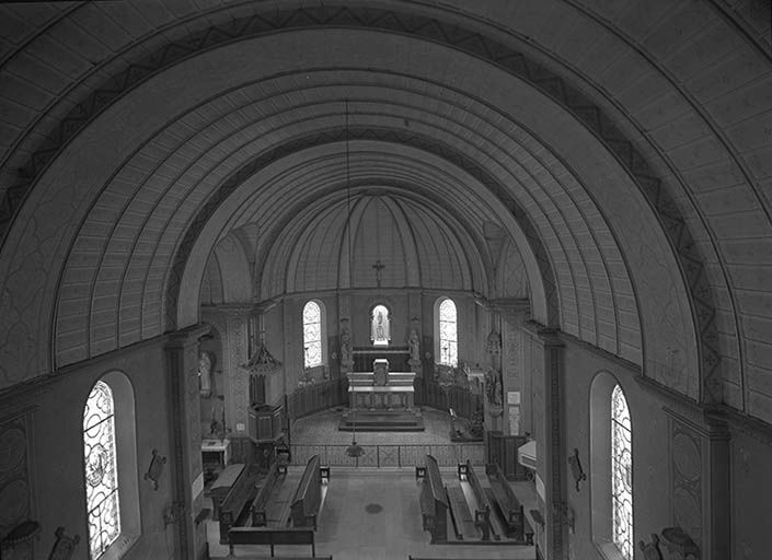 Le choeur vu depuis la tribune.