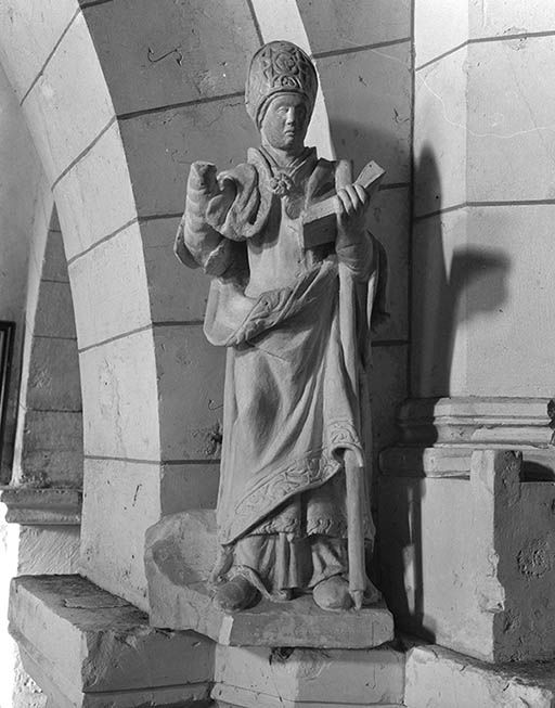 Statue : saint Claude (?, demi-nature)