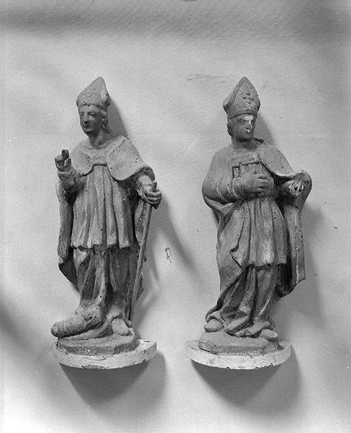 Tabernacle : statuette de saint Amatre (?)