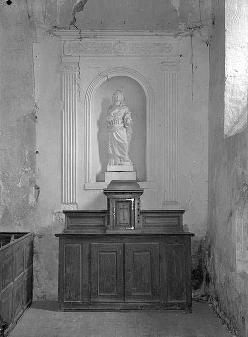 Retable de ma chapelle latérale droite.