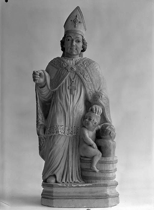 Saint Nicolas de Bari : face.