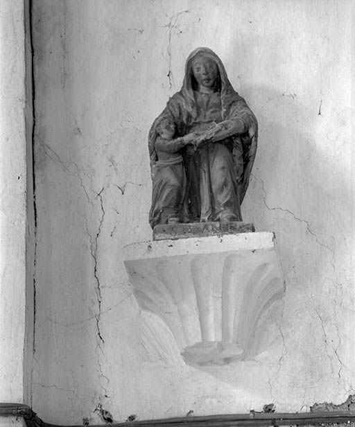 Groupe sculpté : L'Education de la Vierge