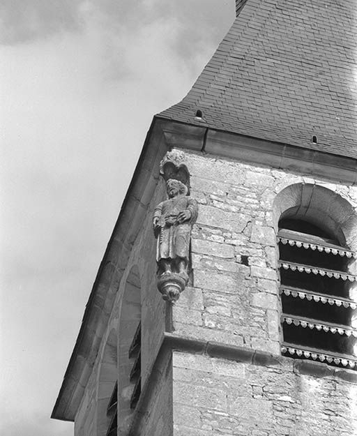 2 statues : Saint Antoine ermite, saint Roch (?)