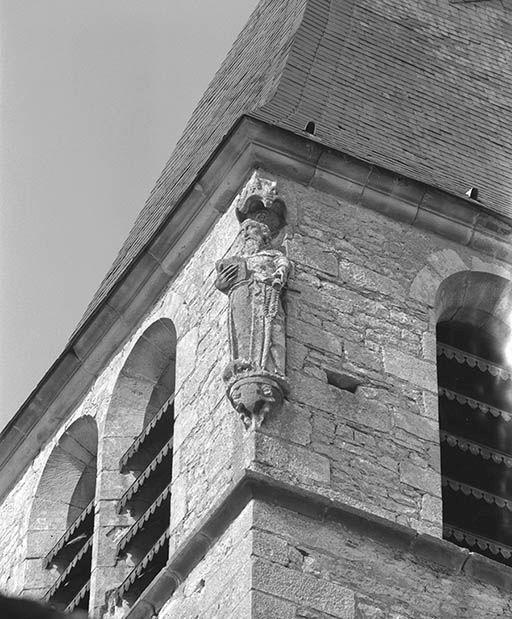 Saint Antoine ermite : trois-quarts gauche.