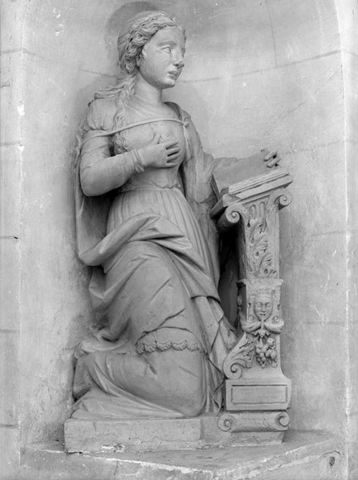 Groupe sculpté : L'Annonciation