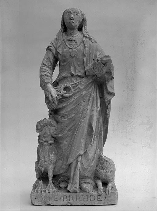 Statuette : Sainte Brigide d'Irlande