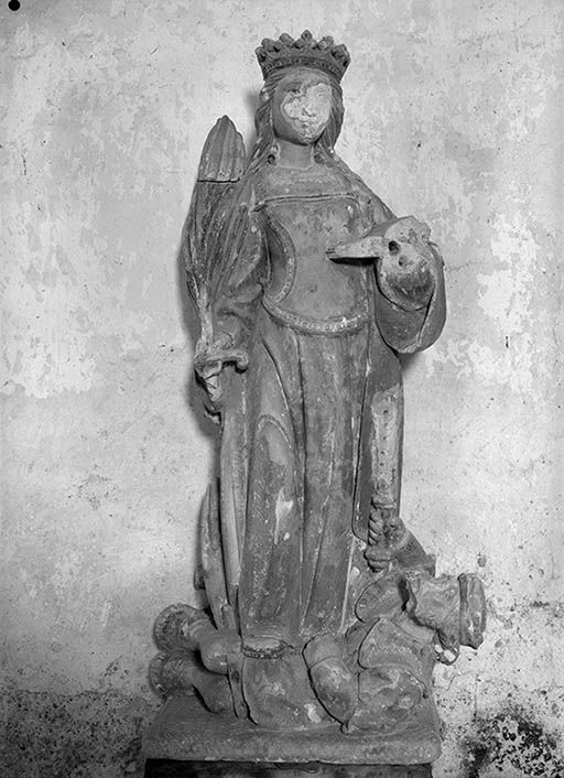 Statue : Sainte Catherine d'Alexandrie