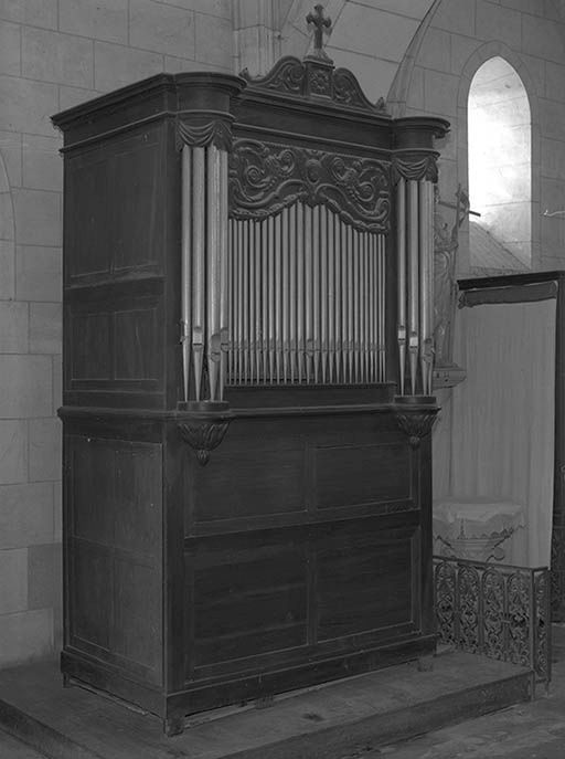 Buffet d'orgue : vue d'ensemble.